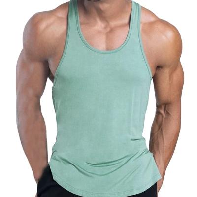 China New QUICK DRY casual men's fitness tank top gym sleeveless sports vest bodybuilding slim workout muscle male vest for sale