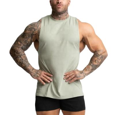 China Wholesale Sleeveless Gym Fitness Tank Tops Sport Fitness Tank Tops Men's Casual QUICK DRY Oversized Muscle Men's Workout Sportswear for sale