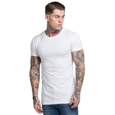 China New Anti-Wrinkle Summer Fashion Shorts Sleeve 100% Cotton T-Shirt For Men Gym Oversized Tee Shirts Male Casual Loose T Shirts for sale