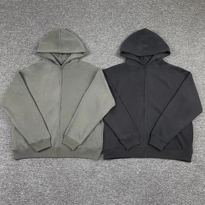 China 100% Custom Made Hoodie High Quality Cotton Heavyweight Anti-Shrink Solid Color Cloth Sweatshirts Casual Loose Hoodie Men Women Loose for sale