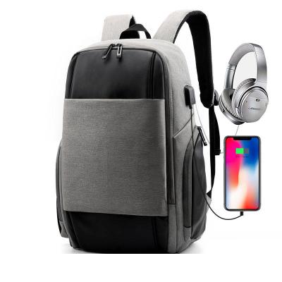 China With USB Anti Theft Smart Slim Ultra USB With Earphone Hole Business Durable Laptop Backpack High Capacity for sale