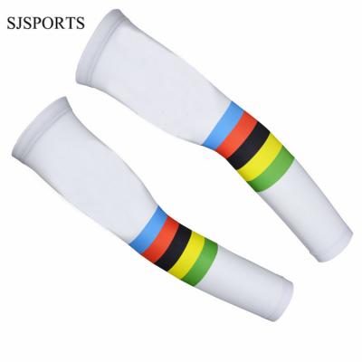 China UV Protection Anti-UV Running Arm Sleeves Arm Warmers Team Cycling Arm Custom Sleeves for sale