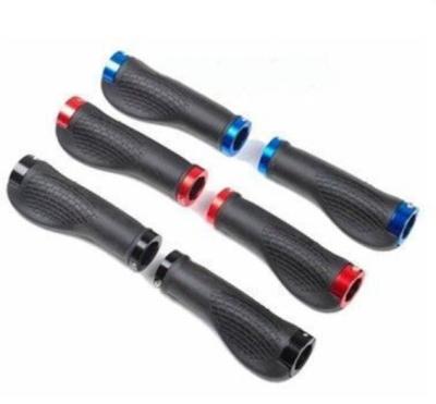 China Moutain Bikes Non-Slip Rubber Bicycle Grips Mountain Bike Lock On Bicycle Handlebars Grips MTB Road Cycling Skidproof Grips for sale