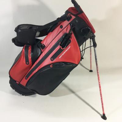 China Protective Waterproof Leather Stand Bag Custom Golf Bags for sale