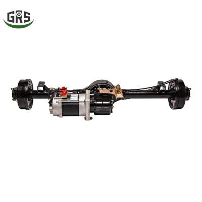 China 220/250 Oil Brake Drip Proof 1:10:25/1:13: 25 DC Motor One-Piece Rear Axle For Electric Tricycle Cleaning Trolley for sale