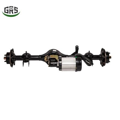 China 200 Disc Brake Drip Proof 1:10:20/1:10:26/1:12:26/1:15:30 DC Motor One-Piece Rear Axle For Luxury Enclosure Electric Tricycle for sale