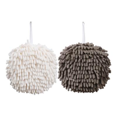 China QUICK DRY Reusable Water Absorption Hand Ball Chenille Dryer Towel for sale