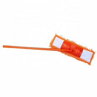 China 2021 Sustainable New Edited Household Cleaning 100% Polyester Microfiber Flat Mop for sale