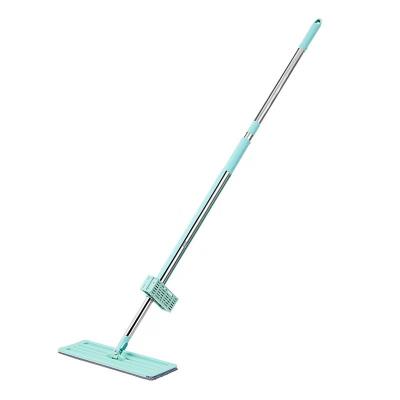 China New Sustainable Single Sided Flat Squeeze Broom Lazy Mop For Wet And Dry Floor Cleaning for sale