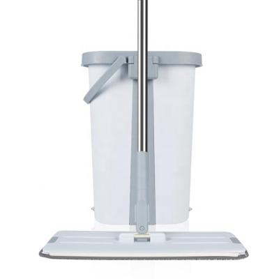 China Sustainable High Quality 360 Wet & Dry Wash Flat Mop Bucket Microfiber For Floor Cleaning Magic Mop for sale