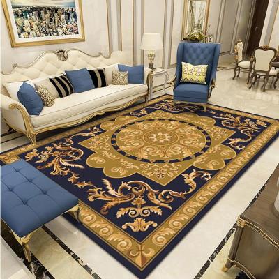 China Dustproof European Style Design Square Luxury Contracted Carpet For Living Room for sale