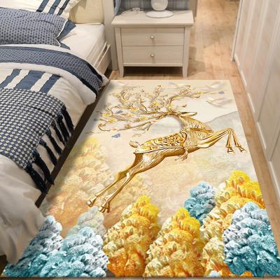 China Dustproof Design 3d Print Wear-resisting Animal Shaped Carpet For Living Room for sale