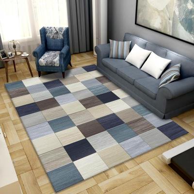 China Modern 3d non-slip artistic design printed living room industrial rug for sale