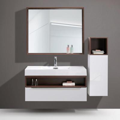 China Contemporary Modern Small Set White Medicine PVC Wall Mounted Bathroom Cabinets for sale