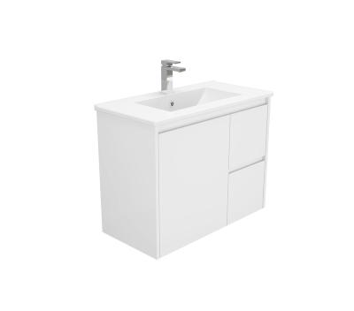 China Eco-friendly Australian Lacquer Wall Hung MDF Bathroom Vanity for sale