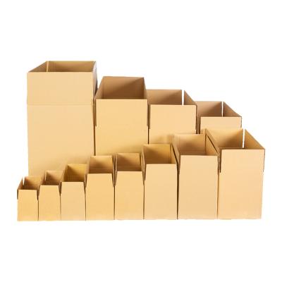 China Extra Tough Customized Logo Corrugated Printed Mailing Packaging Courier Packaging Using Low Price Cardboard Boxes For Packing Shipping Boxes for sale