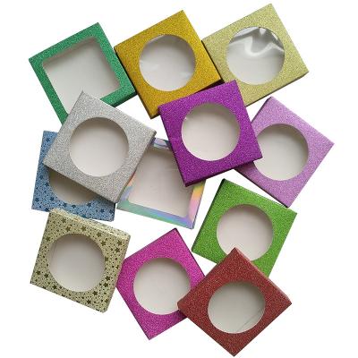 China Recyclable Wholesale Standard Size Eyelash Wick Packaging Box Custom Box With PVC Window Wick Box Packaging Bulk for sale