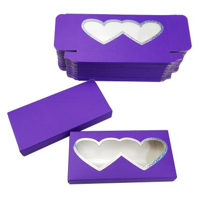 China Custom logo eyelash box package empty lashbox lashpackaging recyclable packaging with logo lash box for sale