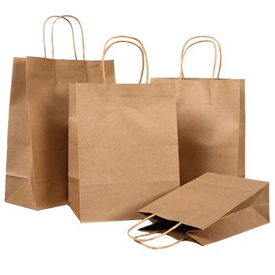 China Preferable Recycled Materials China Factory Kraft Paper Bags Wholesale Custom Kraft Paper Shopping Bag for sale