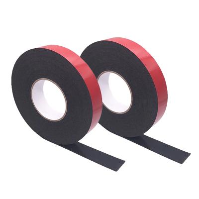 China Round Shape Car Sponge Pe Glue High Viscosity Red Hot Double Sided Bonding Tape for sale