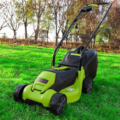 中国 professional 1600w high quality cordless lithium battery powered electric motors lawn mower hand push lawn mower machine 販売のため