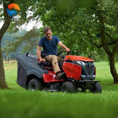 China High Efficient CE Approved 17.5hp Gasoline Garden Grass Trimmer Riding Grass Cutter Lawn Mower Machine With Grass Catcher zu verkaufen