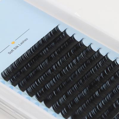 China Good Quality Narrow Rod Premade Fans Lash Eyelashes Mink Russian Fans Volume Base 3D/5D/6D/8D/10D/12D/14D Thin Thin Pointed for sale