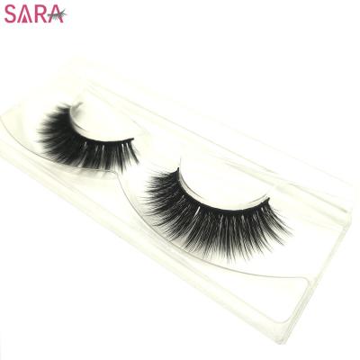 China Good Quality Long Natural Fluffy Eyelash Extension 3d False Mink Eyelashes Handmade Volume Whips Makeup False Eyelashes Cilios for sale