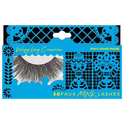 China Good Quality Eye Lashes Wholesale Wholesal5/30/50/100pcs Long Set 6D Mink Lashes Natural False Eyelashes False Eyelashes Bulk Makeup for sale