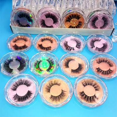 China Factory price top quality fake mink lashes wholesale seller fast shipping 3d mink real eyelash customized private logo and case for sale