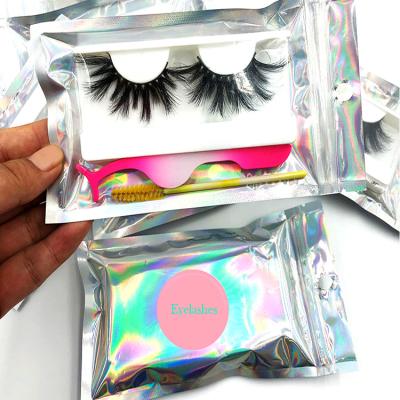 China Good quality real 3D mink lashes factory customized private logo and case factory price fake mink eyelash seller wholesale fast shipping for sale