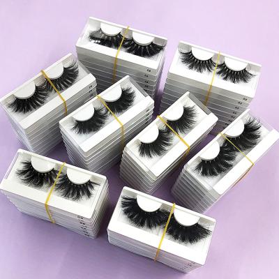 China Wholesale Popular Good Quality Customize Real False Mink Eyelashes Bulk for sale