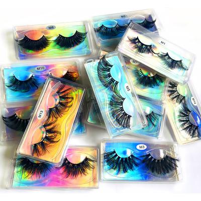 China New good quality 5D 8D pure water ubz eyelashes 25mm thick multilayer thick eyelashes long pseudo eyelashes manufacturers wholesale for sale