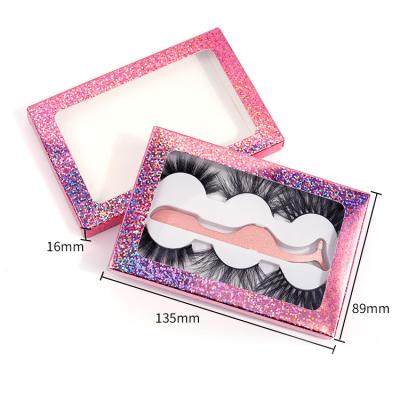 China Good Quality Fast Delivery Hand Made Upcoming Sales Soft Fluffy Black Cotton Fast Delivery 25 Mm Mink Lashes Magnet Box for sale