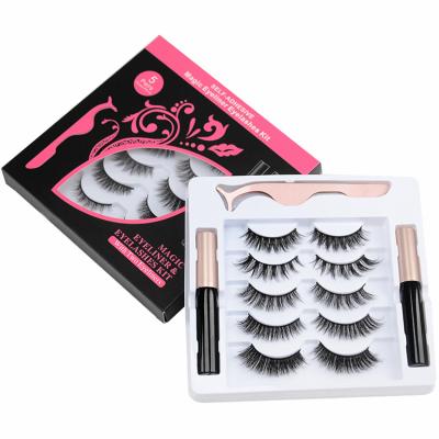 China Custom Packaging High Quality Clean Natural Long False Mink Silk Black Cotton Customized Eyelash 3D 6D False Magnetic Lashes Brand Box for sale