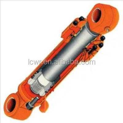 China Popular Long Stroke Acting Hydraulic Cylinder 1 Double Earrings Installation Piston for sale