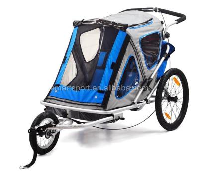 China Polyester Kids Double Seat Tricycle for sale