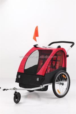 China Polyester Baby Twins Tricycle for sale