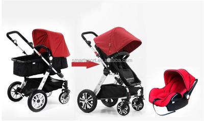 China 3-in-1 Polyester Flexible Baby Stroller With Aluminum Tubes for sale