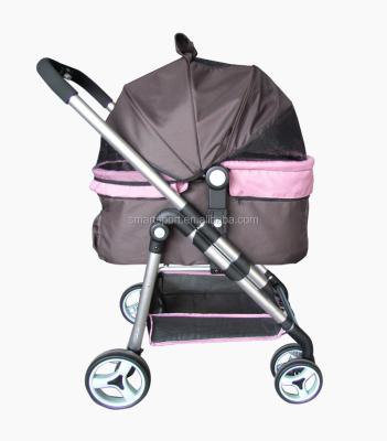 China Nice And Cheap Sustainable Pet Stroller With Aluminum Frame for sale