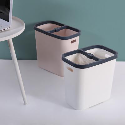 China Multifunctional Wholesale Viable Kitchen Living Room Bedroom Toilet Room Classification Rubbish Bin Plastic Trash Can Ash-Trash Can for sale