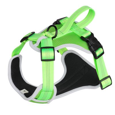 China Customized Breathable Pet Harness Logo Pet Vest Harness Dog Vest Mesh Mesh Dog Army Reflective Cooling Reflective Vest for sale