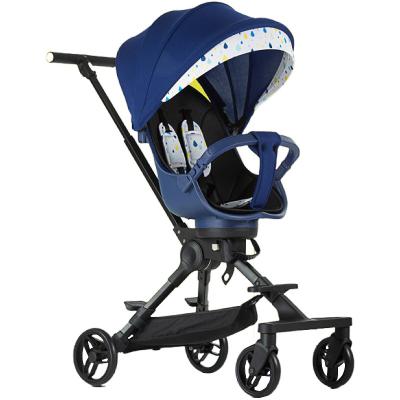 China Polyester New Technology Folded Pram Walker, High Landscape Baby Stroller Walker for sale