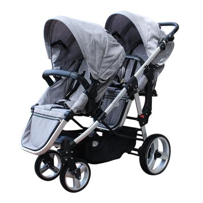 China 2020 New Arrival EVA 2 in 1 Buggy Lightweight Folding Twin Pram Baby Stroller for sale