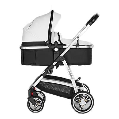 China Lightweight OEM Folding Lightweight High Landscape Baby Strollers 2 in 1 Pram for sale