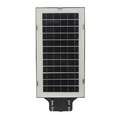 China 60w High Power Solar Led Street Light Donkergrijze zonnelamp gemaakt van gegoten aluminium Te koop