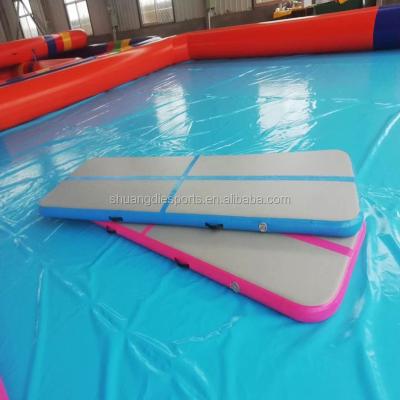 China Durable 6M x 2M x 20CM Air Track / Inflatable Airtrack Mats, Folding Gym / Tumbling Gymnastics Jumping Mat For Sale for sale