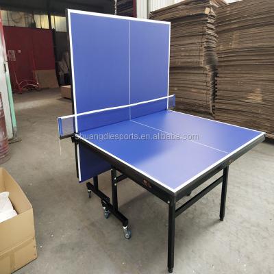 China MDF Hot Sale Indoor Folding Ping Pong Table Folding Table Tennis Table for sale