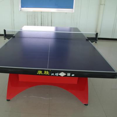 China Professional Matches And Training Base Steel Tank Ping Pong Table Compact for sale