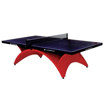 China Large Rainbow Board HDF / MDF Ping Pong Table Indoor Entertainment for sale